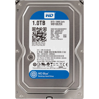 Жесткий диск WESTERN DIGITAL CAVIAR BLUE WD10EZEX, 1ТБ, HDD, SATA III, 3.5"