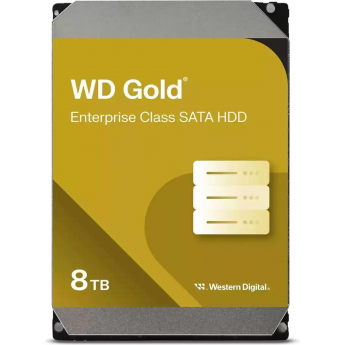 Жесткий диск WESTERN DIGITAL Gold WD8005FRYZ, 8ТБ, HDD, SATA III, 3.5"