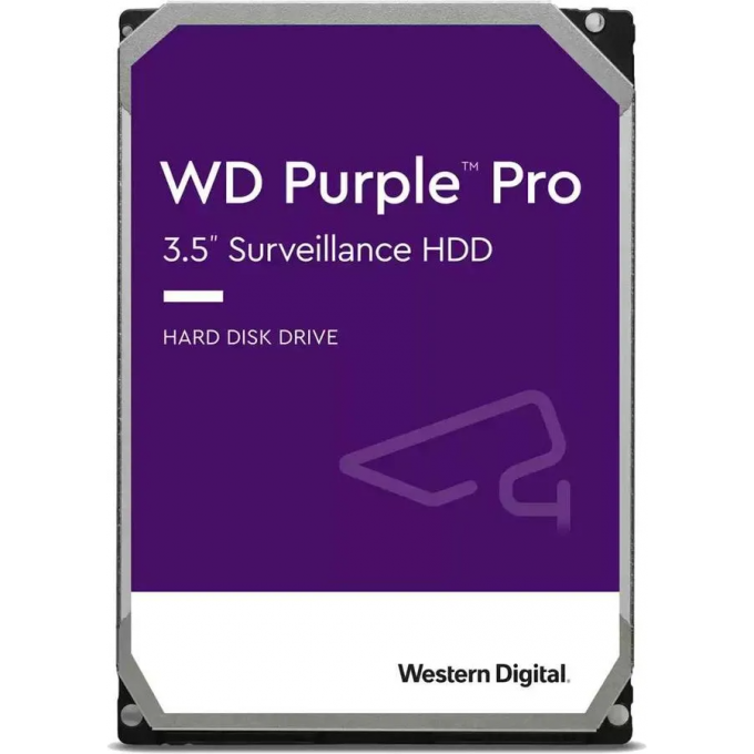 Жесткий диск WESTERN DIGITAL PURPLE PRO WD101PURP, 10ТБ, HDD, SATA III, 3.5" WD141PURP Жесткий диск WESTERN DIGITAL PURPLE PRO WD101PURP, 10ТБ, HDD, SATA III, 3.5" WD141PURP