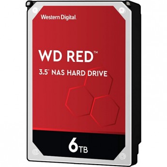 Жесткий диск WESTERN DIGITAL RED WD60EFAX, 6ТБ, HDD, SATA III, 3.5"