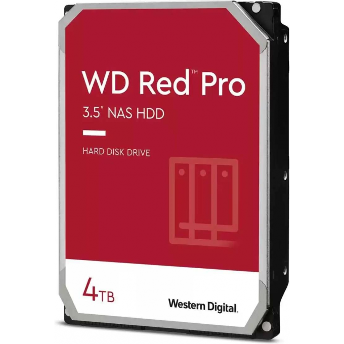 Жесткий диск WESTERN DIGITAL Red Pro , 4ТБ, HDD, SATA III, 3.5" WD4005FFBX Жесткий диск WESTERN DIGITAL Red Pro , 4ТБ, HDD, SATA III, 3.5" WD4005FFBX
