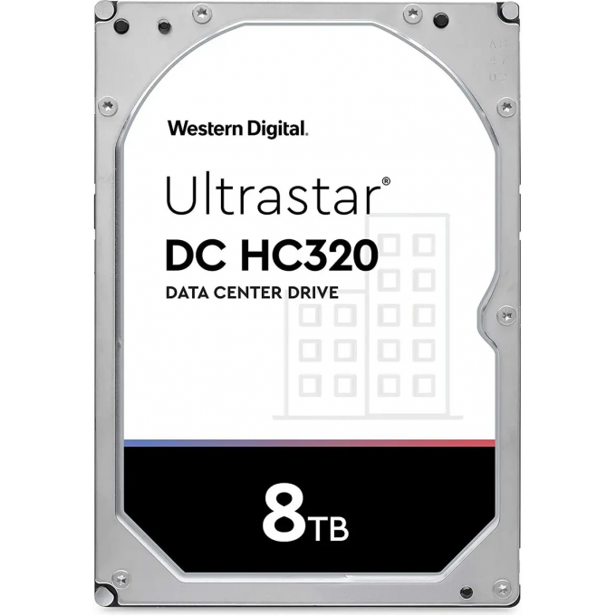 Жесткий диск WESTERN DIGITAL ULTRASTAR DC HC320 HUS728T8TALE6L4, 8ТБ, HDD, SATA III, 3.5" 0B36452 Жесткий диск WESTERN DIGITAL ULTRASTAR DC HC320 HUS728T8TALE6L4, 8ТБ, HDD, SATA III, 3.5" 0B36452