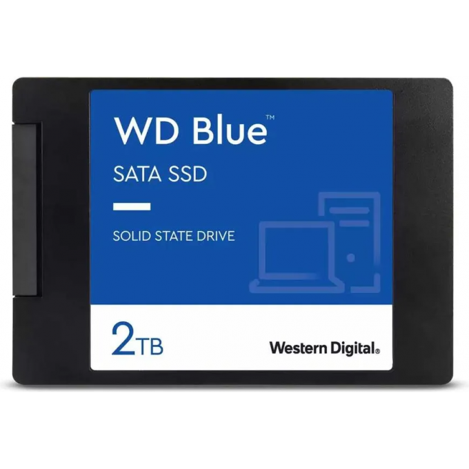 SSD накопитель WESTERN DIGITAL BLUE 2ТБ, 2.5", SATA III WDS200T2B0A SSD накопитель WESTERN DIGITAL BLUE 2ТБ, 2.5", SATA III WDS200T2B0A